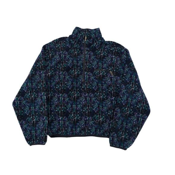 Vintage Y2K The North Face Fleece Pattern Jacket Large - Picture 10 of 16